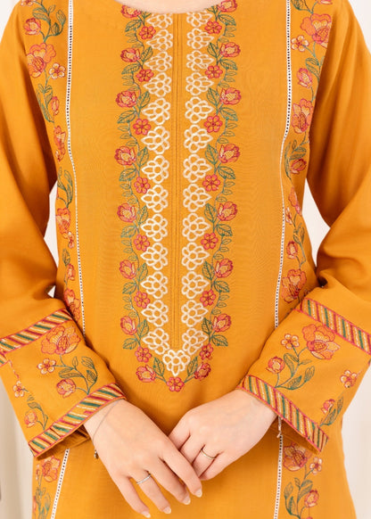 MUSTARD EMB 2PCS
