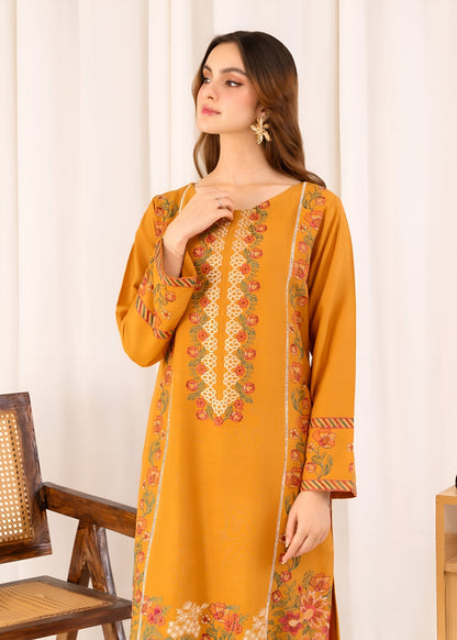 MUSTARD EMB 2PCS
