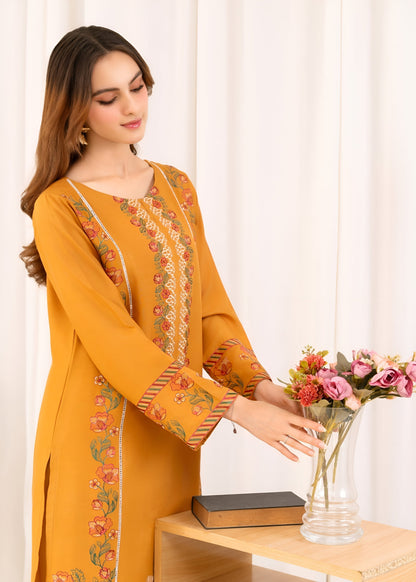 MUSTARD EMB 2PCS