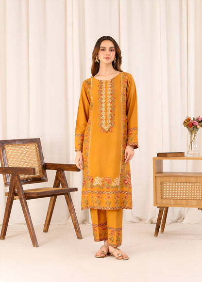 MUSTARD EMB 2PCS